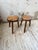Vintage Oak Stools by Henri Bataille, 1950s, Set of 2 For Sale - Image 14 of 18