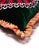 English Baby Artemis in Velvet Embroidered Cushion For Sale - Image 3 of 5