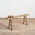 Brown Antique Rustic Wooden Hallway Pig Bench For Sale - Image 8 of 8