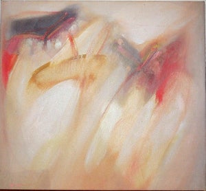 Wesley Johnson, Untitled Abstract Expressionist Painting Ojai California Artist Wesley Johnson