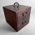 Brown Meiji Period Haribako Tansu Hand Box, Japan For Sale - Image 8 of 10