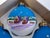 1980s Vintage German Hand-Painted Glass Christmas Ornaments, 1980s, Set of 4 For Sale - Image 5 of 12