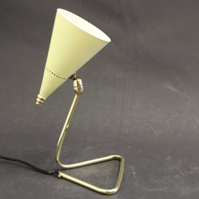 Mid-Century Modern French Desk Lamp, 1950s For Sale - Image 3 of 12