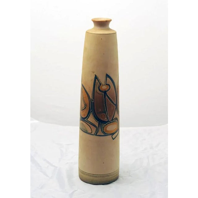 Earthware Glazed Ceramic Vase by Cianciolo Noma Messina, 1960s For Sale - Image 3 of 4