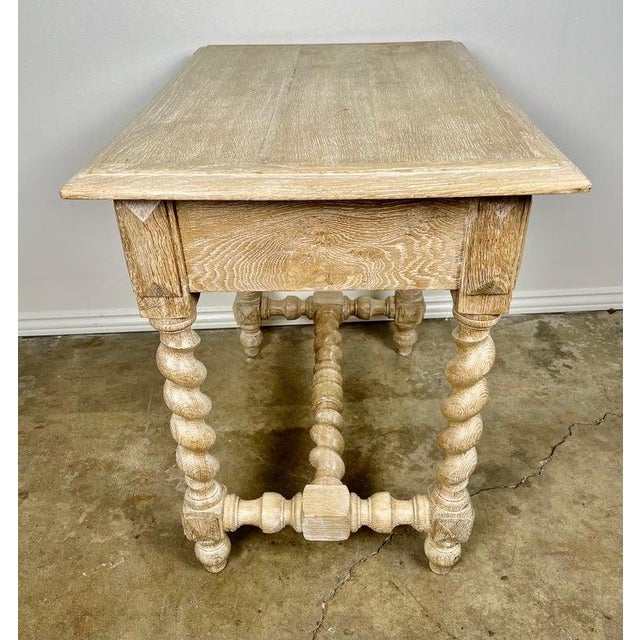 Wood 19th Century Jacobean Style Table With Drawer For Sale - Image 7 of 15