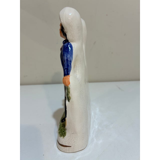 Vintage English Staffordshire Tennis and Cricket Players - Hand Painted Figurines For Sale - Image 9 of 9