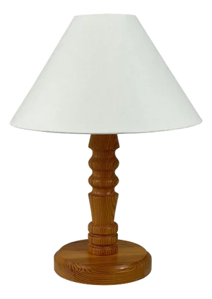 Pine Table Lamp, Sweden, 1970s