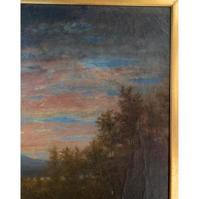 19th Century American Luminist Hudson River School Painting by Asa Weston Twitchell For Sale - Image 9 of 17