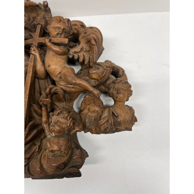 18th Century, Spanish Baroque Carving the Resurrection of Jesus For Sale In Boston - Image 6 of 12