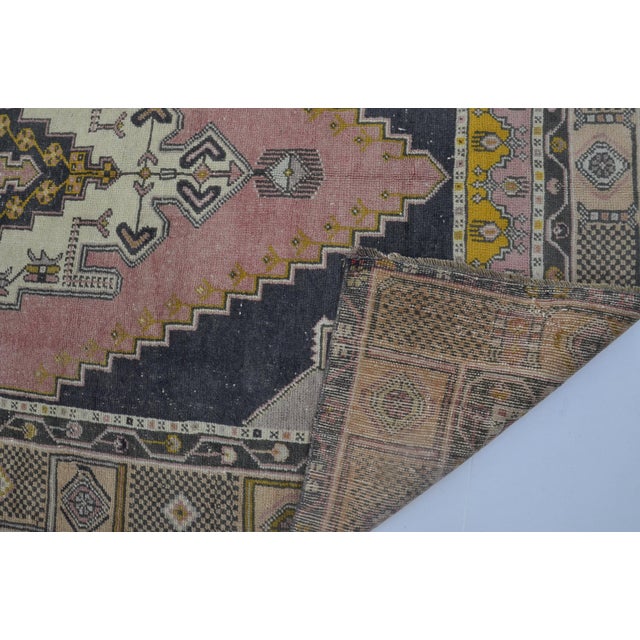 Vintage Anatolian Handknotted Wool Carpet For Sale - Image 10 of 10