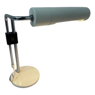 White and Chrome Adjustable Desk Lamp from Hala Zeist For Sale