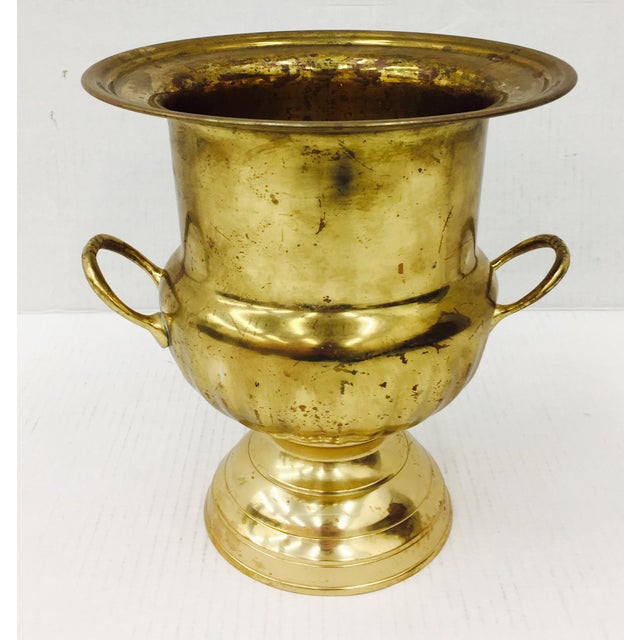Vintage Brass Champagne Bucket Chairish