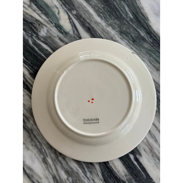 Ceramic 1930’s Ditmar Urbach Decorative Plates - Set of 5 For Sale - Image 7 of 9