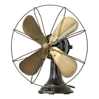 Wt 22 Table Fan by Peter Behrens for Aeg, Germany, 1909 For Sale