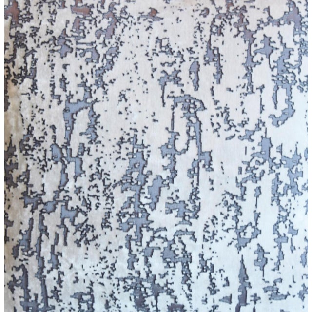 Modern Contemporary Romio Grimaldi Spacedust Feather/Down Pillow 21" Square For Sale In Los Angeles - Image 6 of 7