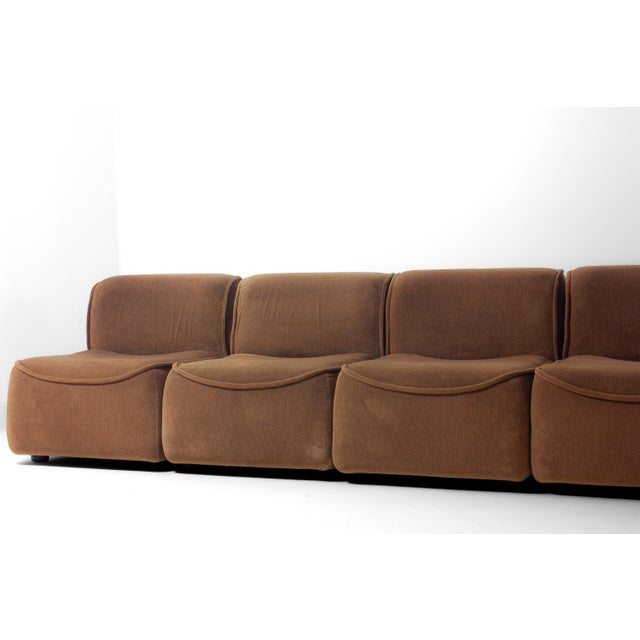 Space Age Modular Sofa, Italy, 1970s, Set of 5 For Sale - Image 3 of 18