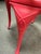 Red Alfresco Home Bistro Table + Chairs, Set of Three For Sale - Image 8 of 12