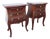 French Bombay Serpentine Nightstands Bedside Tables a Pair 6653 For Sale