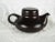 Black 1970s Italian Franco Pozzi Gresline Black Teapot For Sale - Image 8 of 11