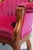 Vintage Victorian Revival Mahogany His & Hers Parlor Chairs Red Velvet Pair For Sale - Image 13 of 18