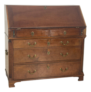 English Colonial Style Secretaire in Mahogany, 1900