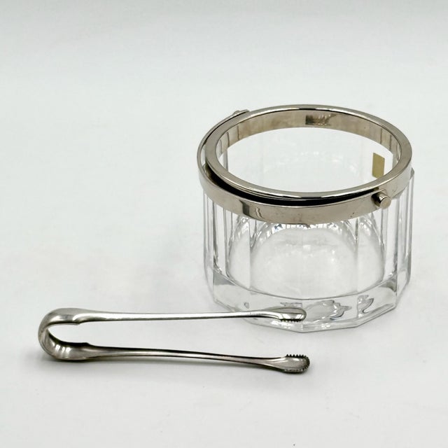 Mid-Century Modern Crystal Ice Bucket by Arnolfo di Cambio, 1980s, Set of 2 For Sale - Image 3 of 11