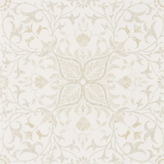 Morris & Co Pure Net Ceiling Wallpaper in Ecru/Linen For Sale
