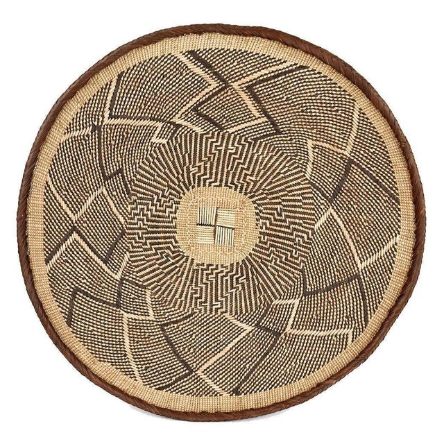 Early 20th Century Tonga Binga Basket 21 Inch For Sale
