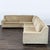 Custom handcrafted sectional sofa made in San Francisco by Fernando Cortez & Co., based on a 2009 Barbara Barry design....