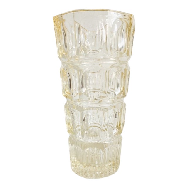 Art Deco Glass Vase by Josef Hoffman for Moser, 1930s For Sale