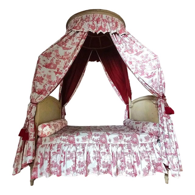 Louis XVI Baldaquin Bed, 1780s For Sale