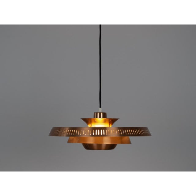 Vintage Nova Pendant Lamp in Aluminum from Fog and Mørup, 1963 For Sale - Image 3 of 13