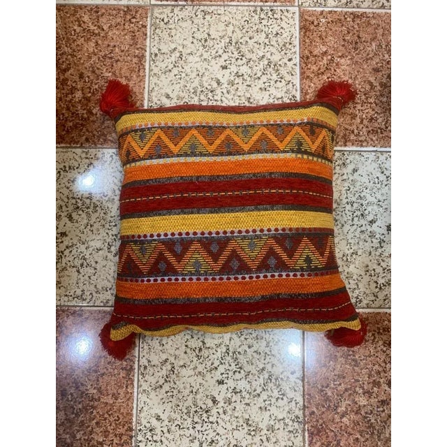 Decorative Moroccan Pillow For Sale - Image 4 of 6