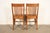 Limbert Style Antique Mission Oak Arts & Crafts Spindle Back Side Chairs or Dining Chairs, Pair For Sale - Image 13 of 14