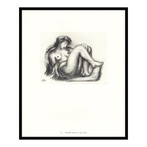 1974 Aristide Maillol Collotype "Nude on Sofa"
