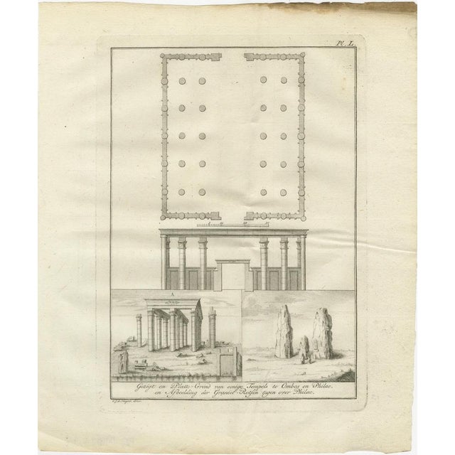 Elephantine and Philae Temples, 1776, Paper, Set of 2 For Sale - Image 3 of 10