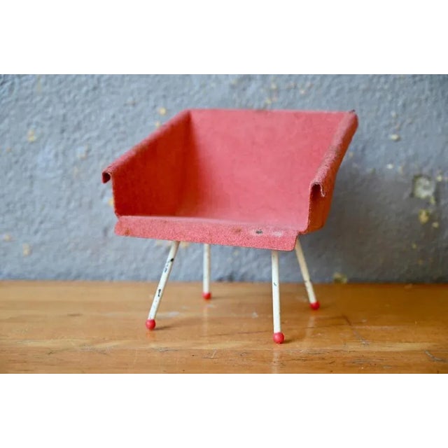 Small Mid-Century Modern Armchair, 1950s For Sale - Image 12 of 12