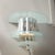 Art Deco Skyscraper Style Three-Tier Frosted Glass and Polished Aluminum Sconces For Sale In New York - Image 6 of 12