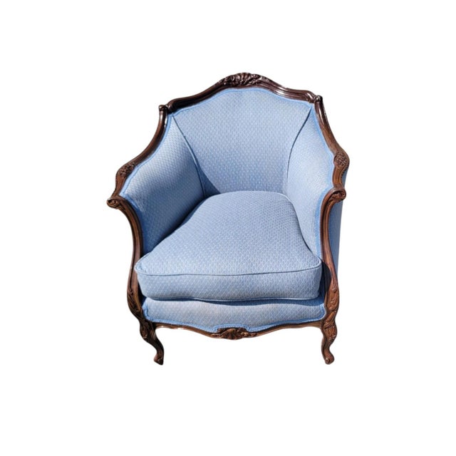 1930 Italian Club Living Room Chair Beachwood For Sale - Image 4 of 18