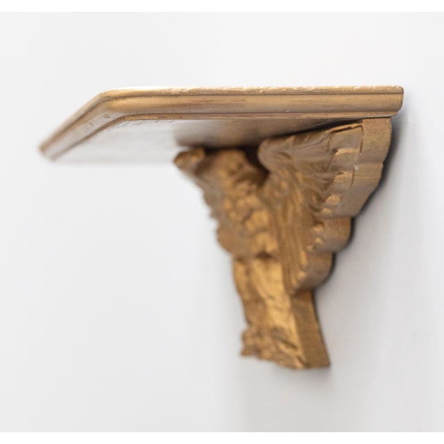 Mid-Century Federal American Eagle Giltwood Bracket For Sale In Houston - Image 6 of 10