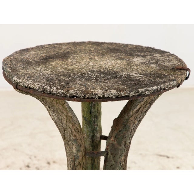 Early 20th Century Faux Bois Reconstituted Stone Table, Scotland Early 20th C. For Sale - Image 5 of 10
