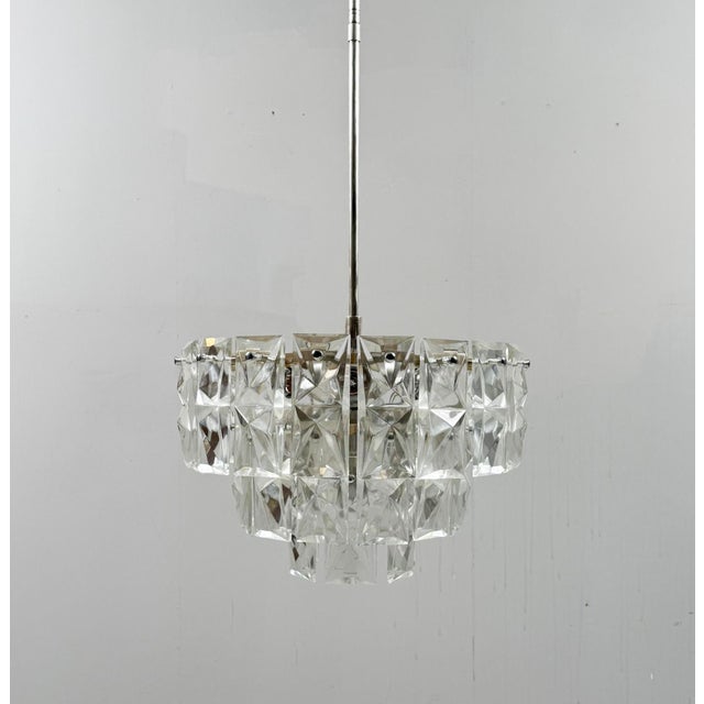 Mid-Century Chandelier from Kinkeldey, Germany, 1970s For Sale - Image 4 of 18