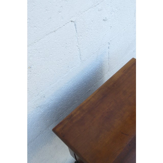 Empire Late 1800s Large Nightstand Side End Bedside Table 6278 For Sale - Image 17 of 18