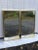 Mid-Century Modern 1980s Designer Brass Mirrors in the Style of Jere - a Pair For Sale - Image 3 of 11