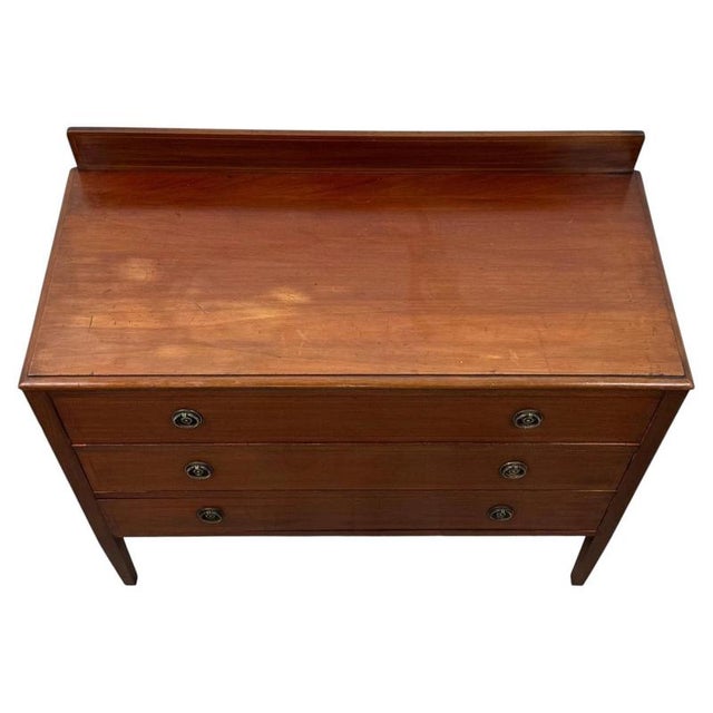 Antique English Inlaid Mahogany Chest of Drawers For Sale - Image 5 of 13