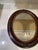 Late 19th Century Pair of Victorian Faux Grain Painted Oval Mirrors For Sale - Image 4 of 6