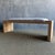 Casi Sheep Bench in White Oak and Natural Genuine Sheep Upholstery For Sale In Los Angeles - Image 6 of 15