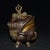 Art Deco Vintage Tibetan Buddhist Copper Skull Censer – Vajra Finial, Tripod Base For Sale - Image 3 of 5