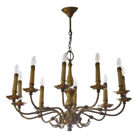 Antique Gilt Overmantle Wall Mirror, 1920 For Sale