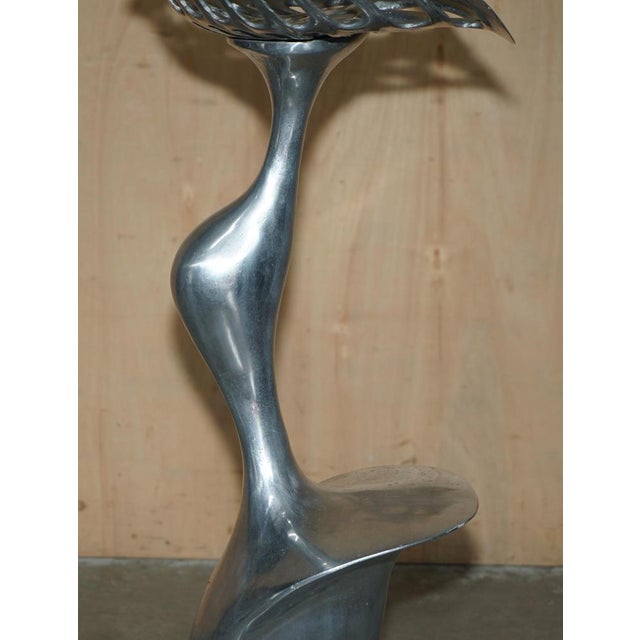 Space Age Mercury High Kitchen Bar Stools in Aluminium by Philip Watts, Set of 4 For Sale - Image 12 of 18